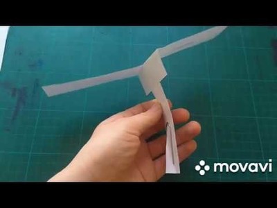 Anleitung für Papierpropeller - ein Flugexperiment für Drehflügler (Auto-Rotation) "Ahorn-Propeller"