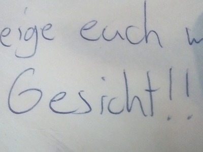 Ich zeige euch mein Gesicht????!!!!