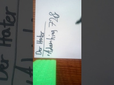 Mein Hater ist. .Das wirkliche Ende