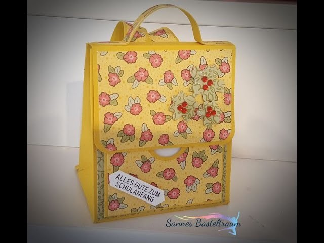 Schulranzen. Rucksack. Schultasche. Einschulung. Stampin`Up!