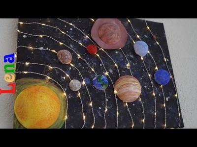 Sonnensystem zeichnen - How to draw solar system - солнечная система