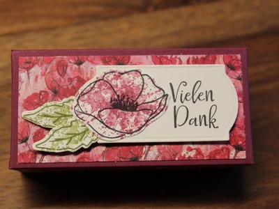 Süße kleine Geschenkbox Mohnblütenzauber von Stampin` UP!