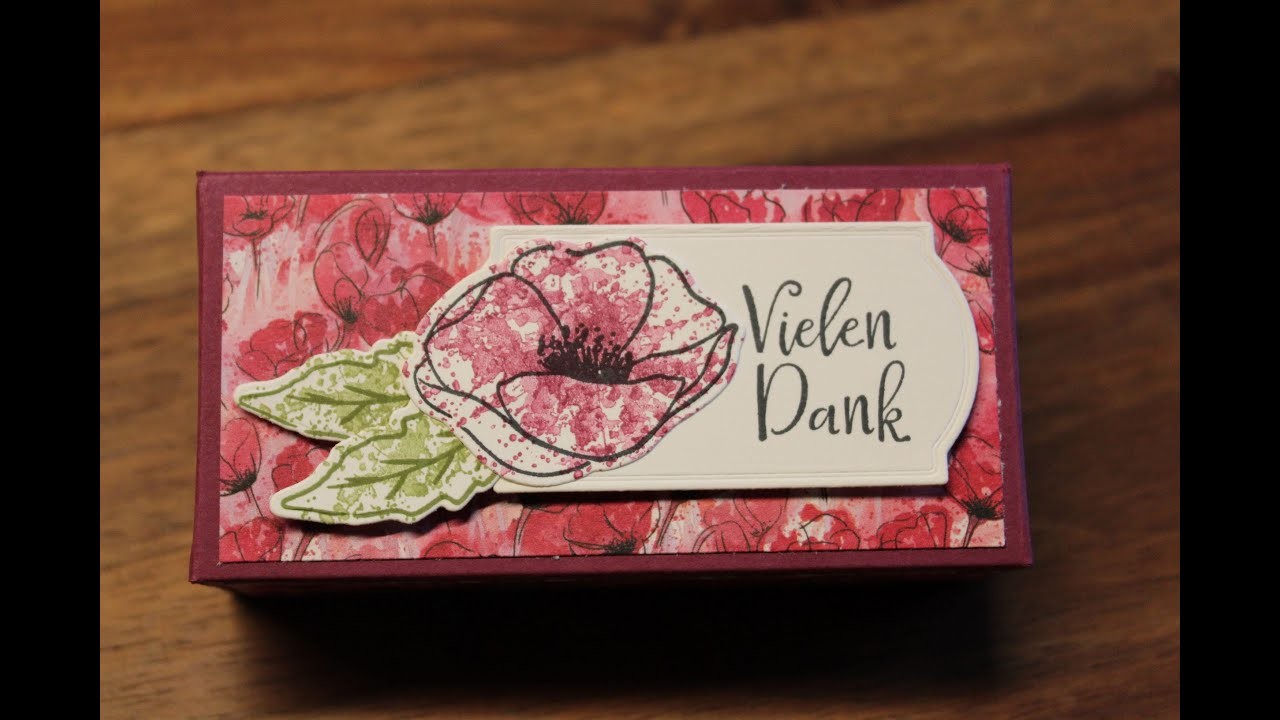Süße kleine Geschenkbox Mohnblütenzauber von Stampin` UP!