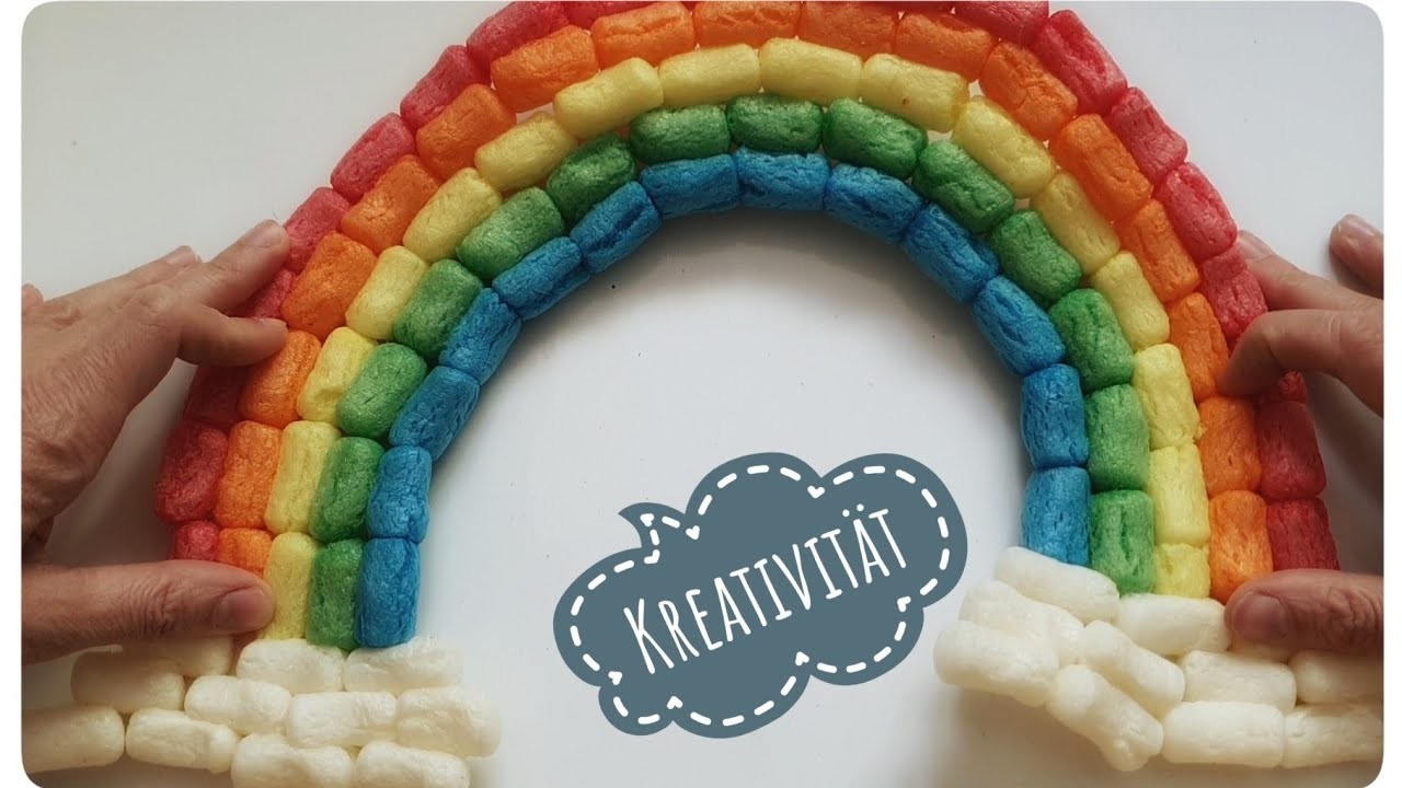 Video für Kinder, Regenbogen basteln mit PlayMais