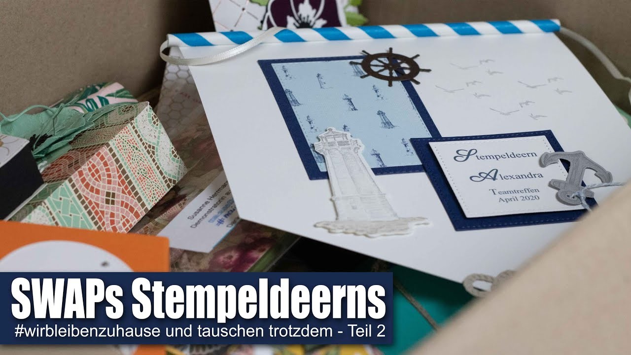 #wirbleibenzuhause & tauschen trotzdem | SWAPs vom abgesagten Teamtreffen | SWAPs der Stempeldeerns