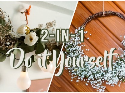 2-in-1 Do it Yourself - Dekoration für Zuhause einfach selber machen