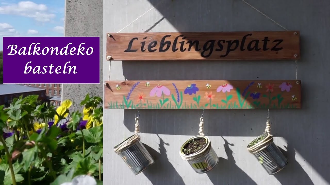 Balkondeko basteln I DIY