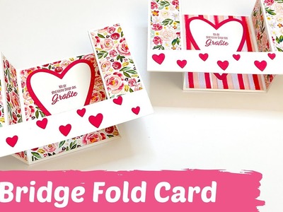 Bridge Fold Card ⎢Faltkarte mit Trick⎢ U-Fold Card ⎢Fancy Fold Card