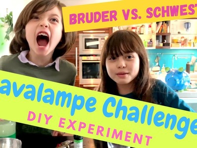 Bruder Vs. Schwester Lavalampe Challenge DIY Experiment