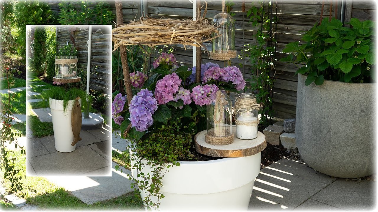 Deko für Balkon und Terrasse fürs schattige Plätzchen | maritim | Blumen und Dekoration
