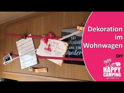 Dekoration im Wohnwagen - DIY | Happy Camping