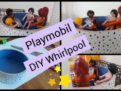 DIY Pool für Playmobil  Wir basteln einen Pool - Deutsch.Englisch - Familie Amelino