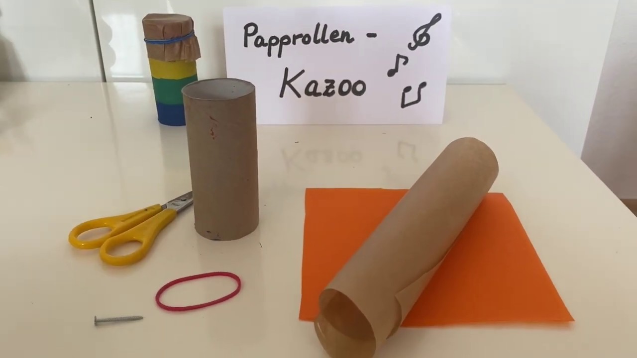 Ich baue mir ein Papprollen - Kazoo!