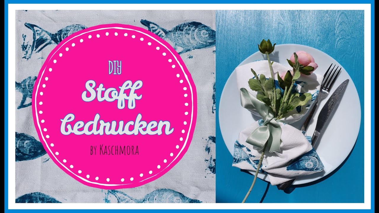 Stoff bedrucken DIY