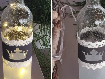 Tolle Schilder und Flaschen im Shabbychic Style mit GONIS DIY Vintage Home Outdoordecor Decorcreme