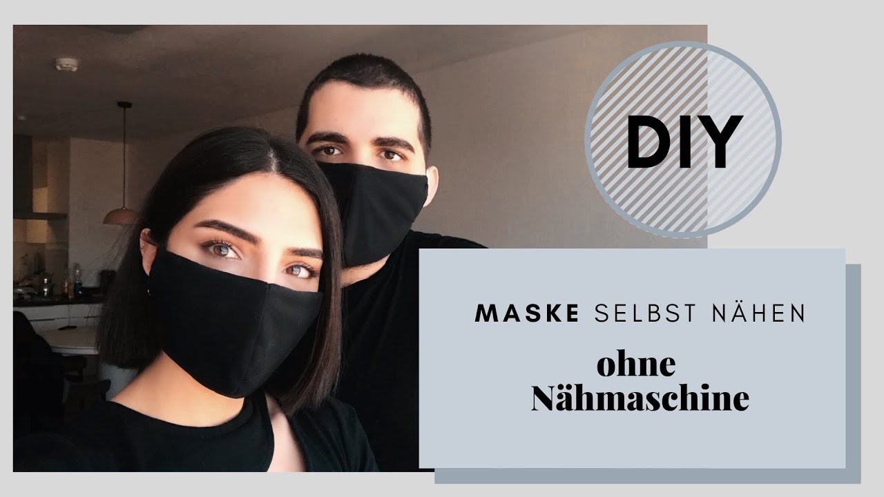 DIY MUNDSCHUTZ - Maske selber nähen OHNE NÄHMASCHINE | lotsofdots