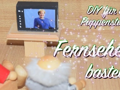 Fernseher basteln - DIY für die Puppenstube - Accessoires Puppenhaus - Anleitung - Low Budget