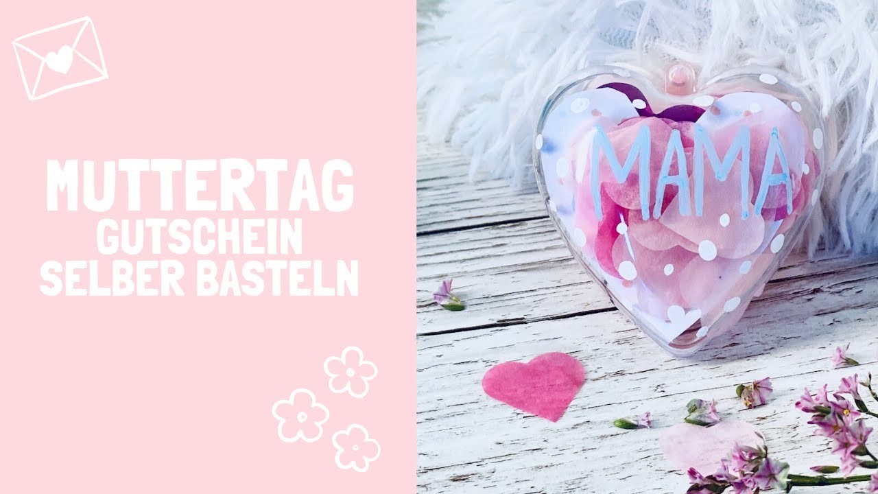 Gutschein zum Muttertag basteln