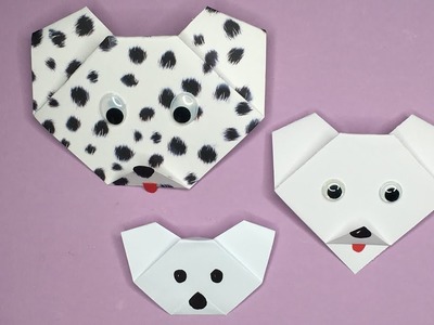 Hündchen aus Papier selber basteln | Basteln mit Kindern | DIY Hund