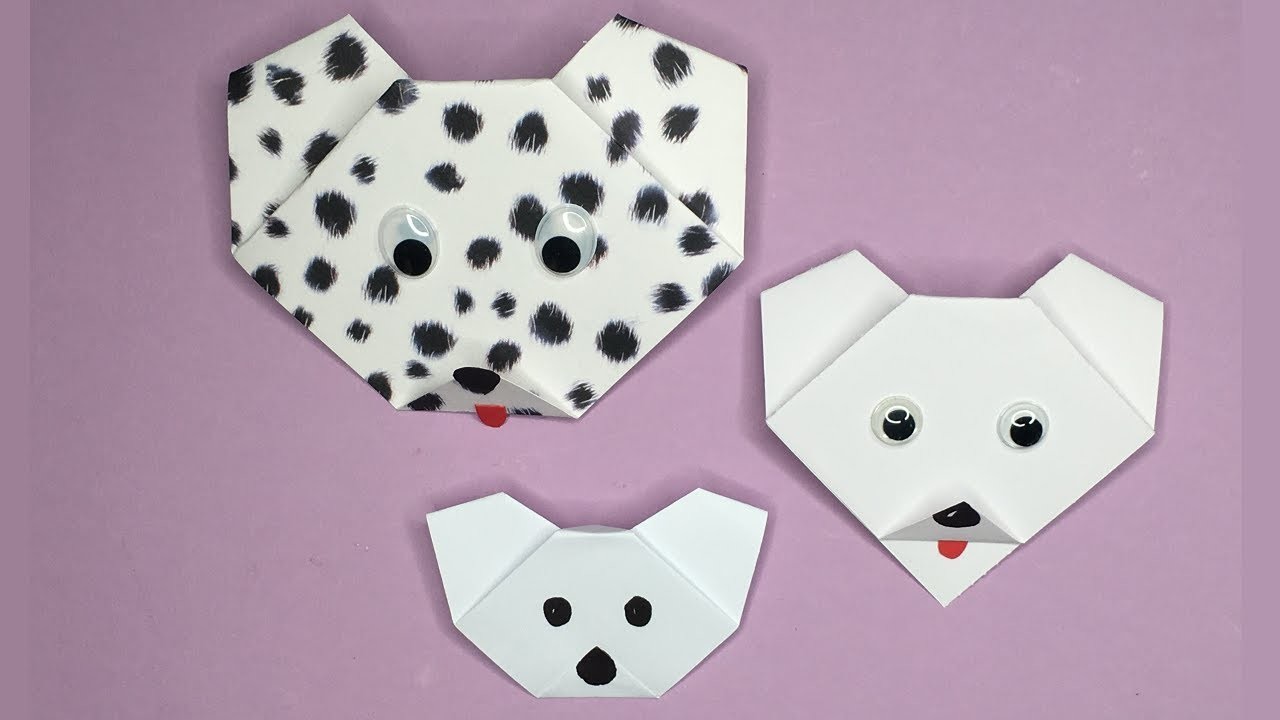 Hündchen aus Papier selber basteln | Basteln mit Kindern | DIY Hund