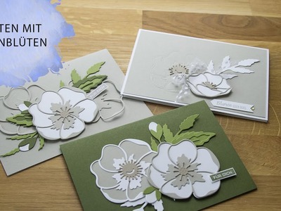 Karten mit weißen Mohnblüten????