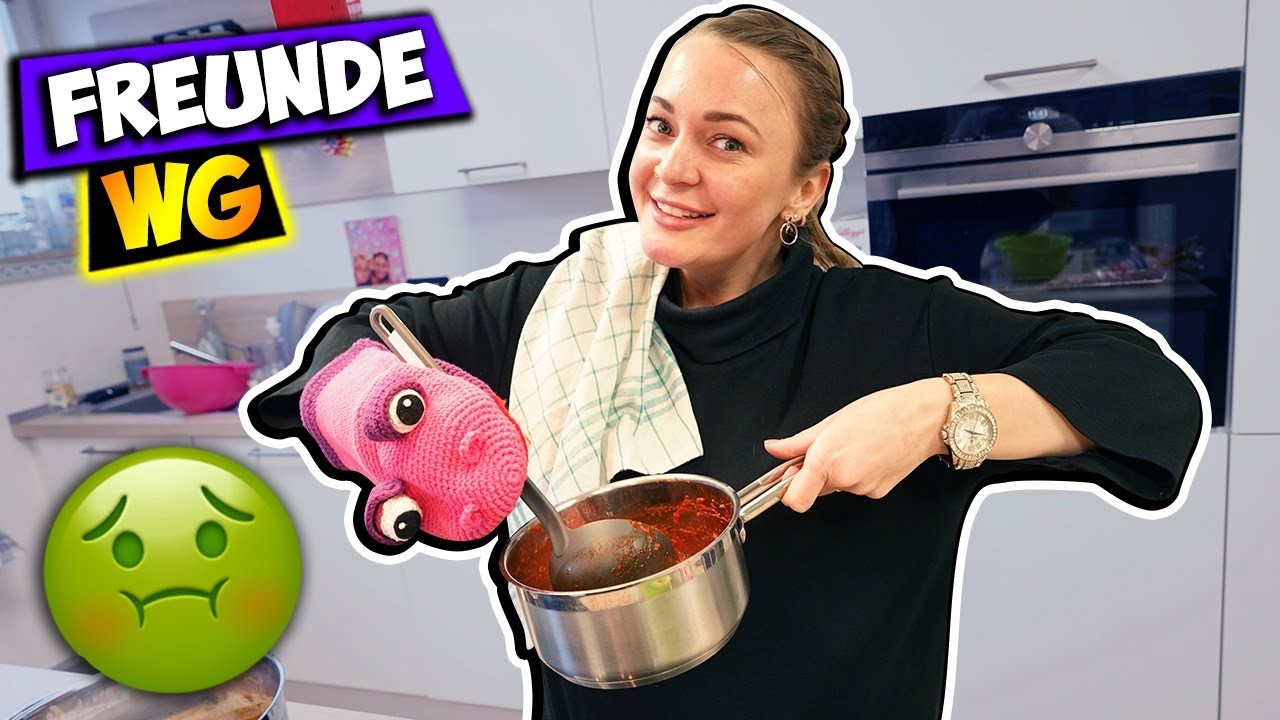 LIZ VERRÜCKTE KOCHSTUNDE! Nudeln mit Kellogs & Fruchtsauce! Freunde WG #38