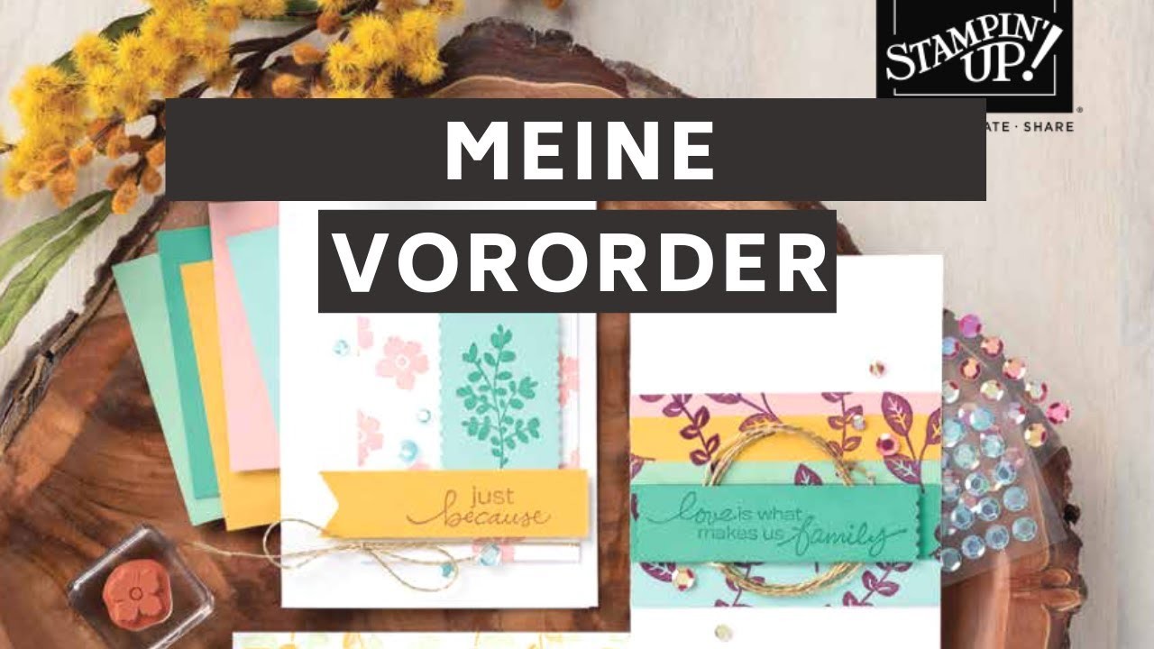 Meine Vororder aus dem neuen Katalog von Stampin'UP