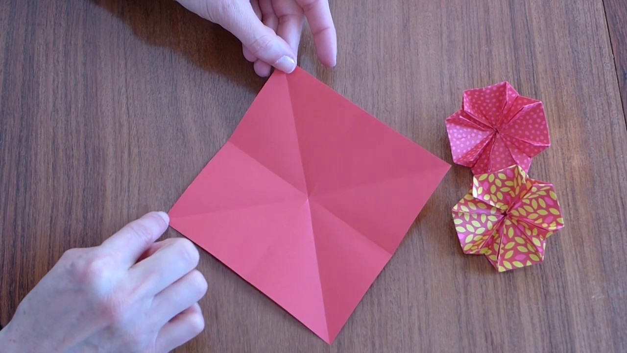 Origami – Kirschblüten aus Papier