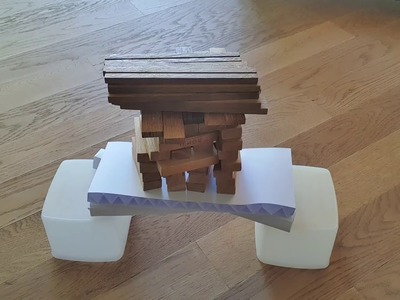 Papierbrücke bauen