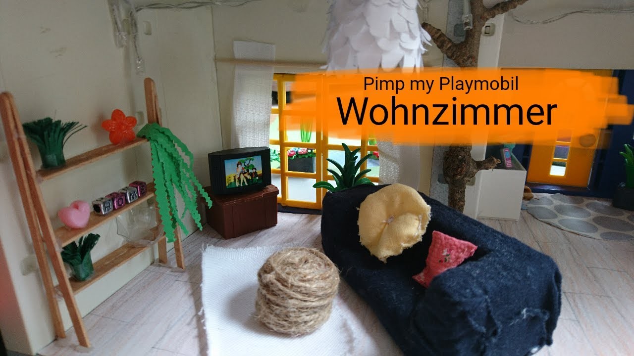 Pimp my Playmobil Wohnzimmer. Playmobil Familie Becker