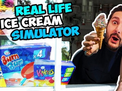 REAL LIFE ICE CREAM SIMULATOR! Kaan 1 Tag als Eisverkäufer! Danias EISKALTE Challenge