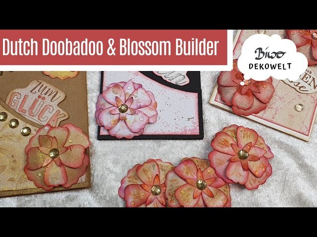 Blossom Builder Handstanze Stampin up und Dutch Doobadoo #KreativTrio Blumen