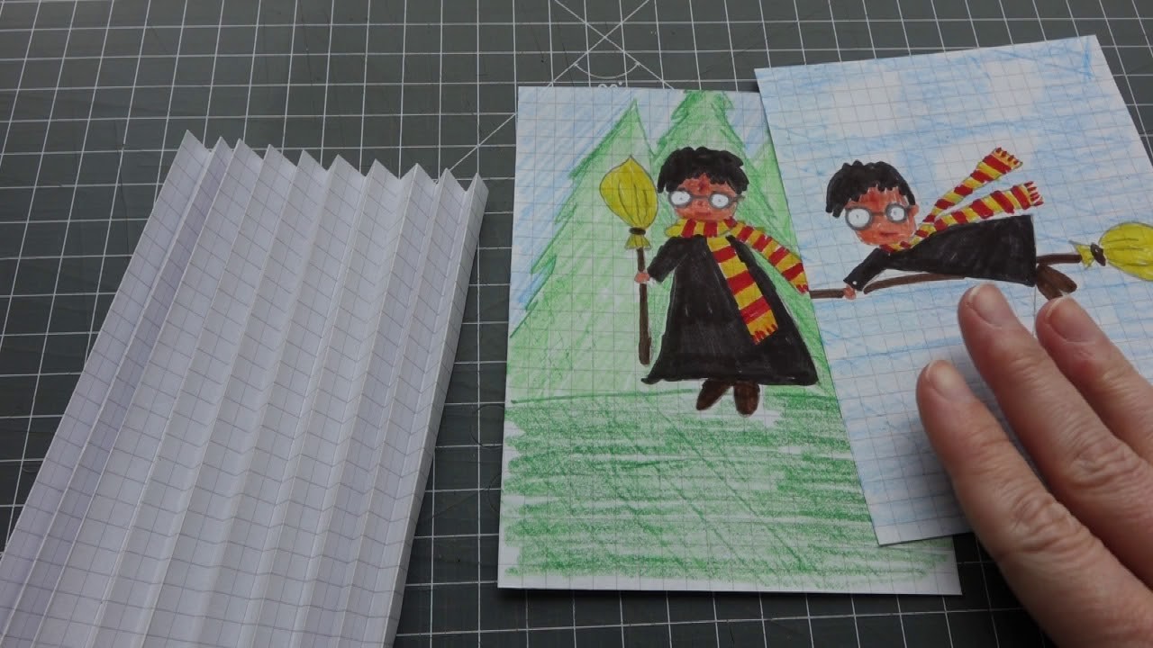 Harry Potter Projekt -  bewegliche Zauberer-Porträts basteln