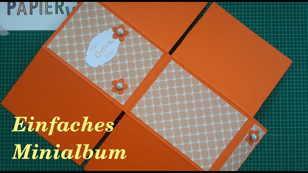Muttertagsgeschenk ???? #5 Sehr einfaches und schnelles Minialbum