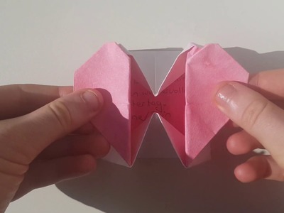 Origami-Herzbox Anleitung für den Muttertag