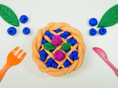 Play Doh Schule. Wir machen aus Knete einen Kuchen und eine Torte. Basteln für Kinder.