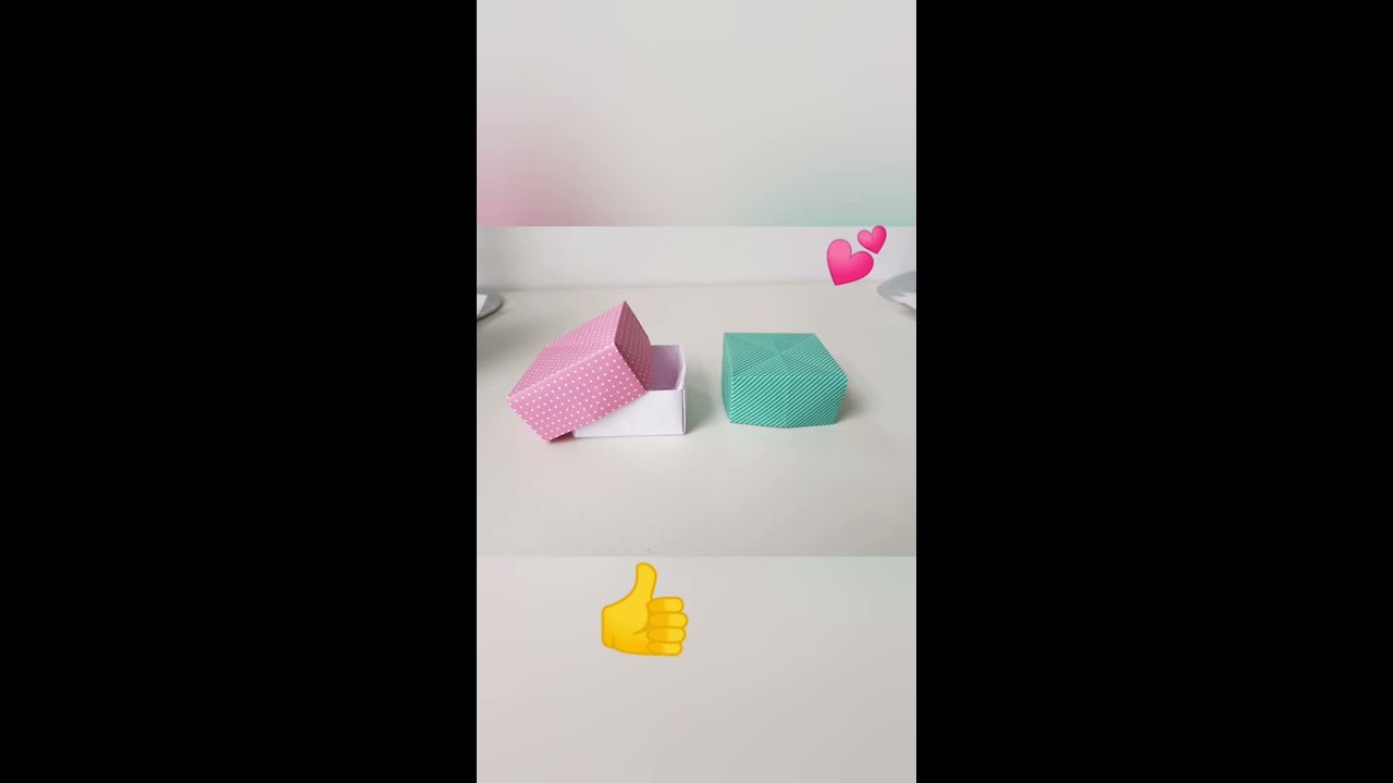 ❤Super einfache Faltschachtel Diy????????Anfänger Basteln Origami Falttechnik