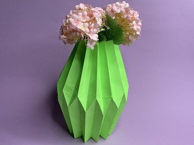 Vase aus Papier selber basteln | DIY Kreative Deko | Alternative Geschenkidee