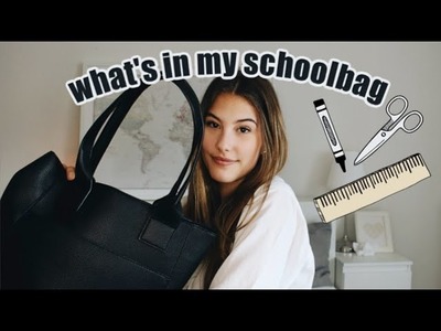 What's in my schoolbag? | Shalina Chantal