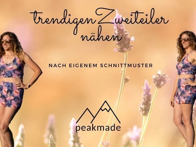 Wir nähen ein trendiges Sommeroutfit. Zweiteiler
