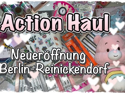 Action Haul (deutsch) Neueröffnung Berlin Reinickendorf, Scrapbook basteln mit Papier, DIY