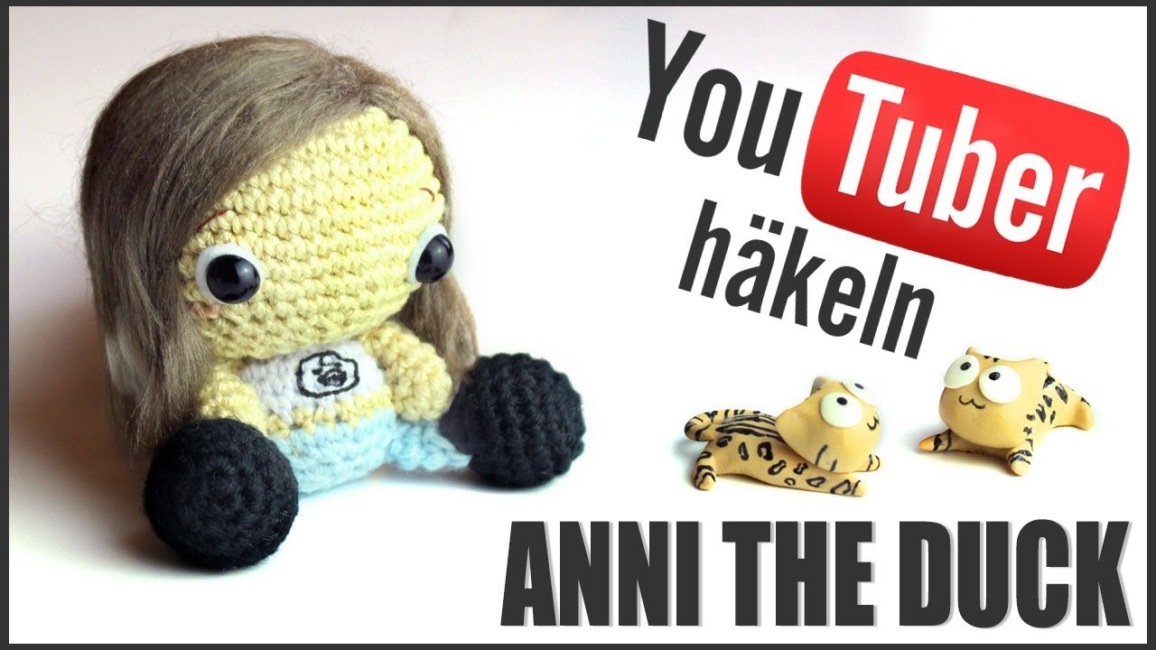 Anni The Duck häkeln | Youtuber Häkelanleitung - DIY Tutorial by Pfirsichteufel