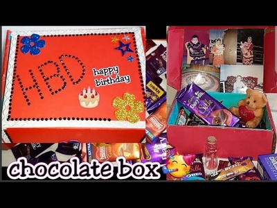 Bday gift idea.????handmade chocolate box||birthday gift for bf gf friends family????