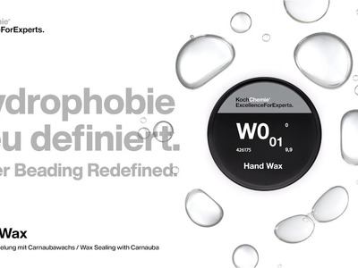 Hand Wax W0.01: Die Anwendung. | Koch-Chemie ExcellenceForExperts.
