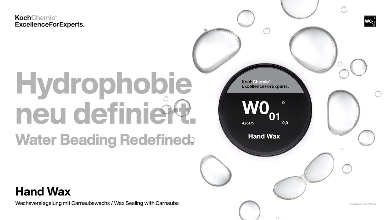 Hand Wax W0.01: Die Anwendung. | Koch-Chemie ExcellenceForExperts.