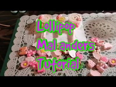 LOLLIPOP mal anders. Tutorial. Craft. Moosgummi. Filz