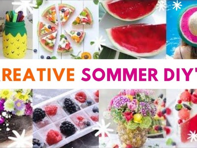 10 kreative Sommer DIY's und Rezepte (gegen Langeweile in den Ferien)