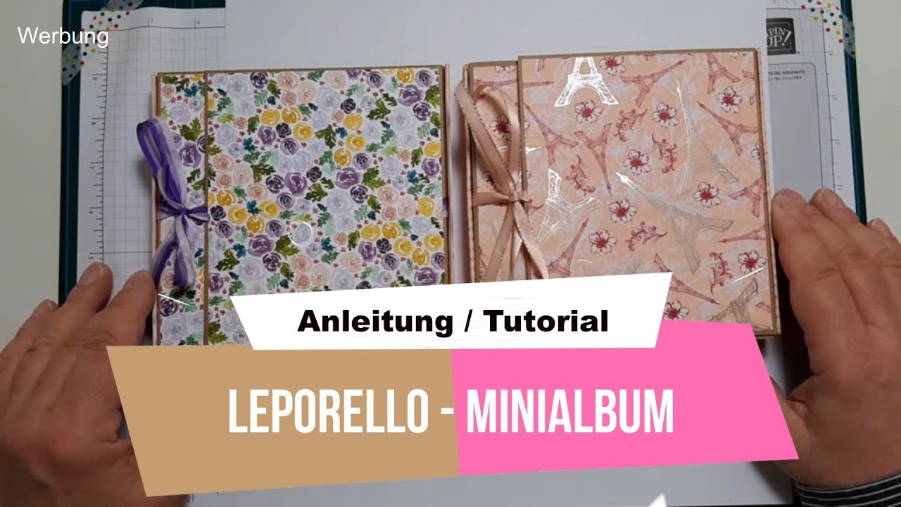 Anleitung. Tutorial LEPORELLO-MINI-ALBUM 6" x 6"