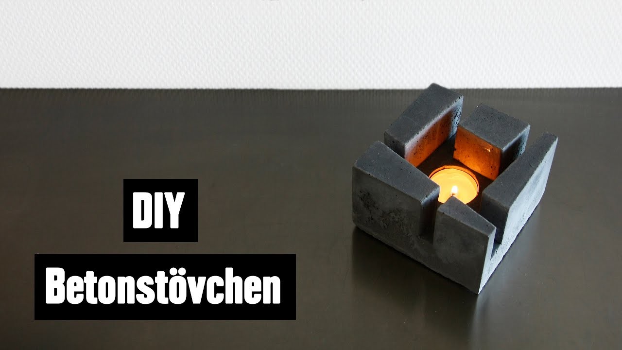 DIY Betonstövchen