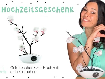DIY Hochzeitsgeschenk | Geldgeschenk zur Hochzeit | Papierblumen | mini-presents